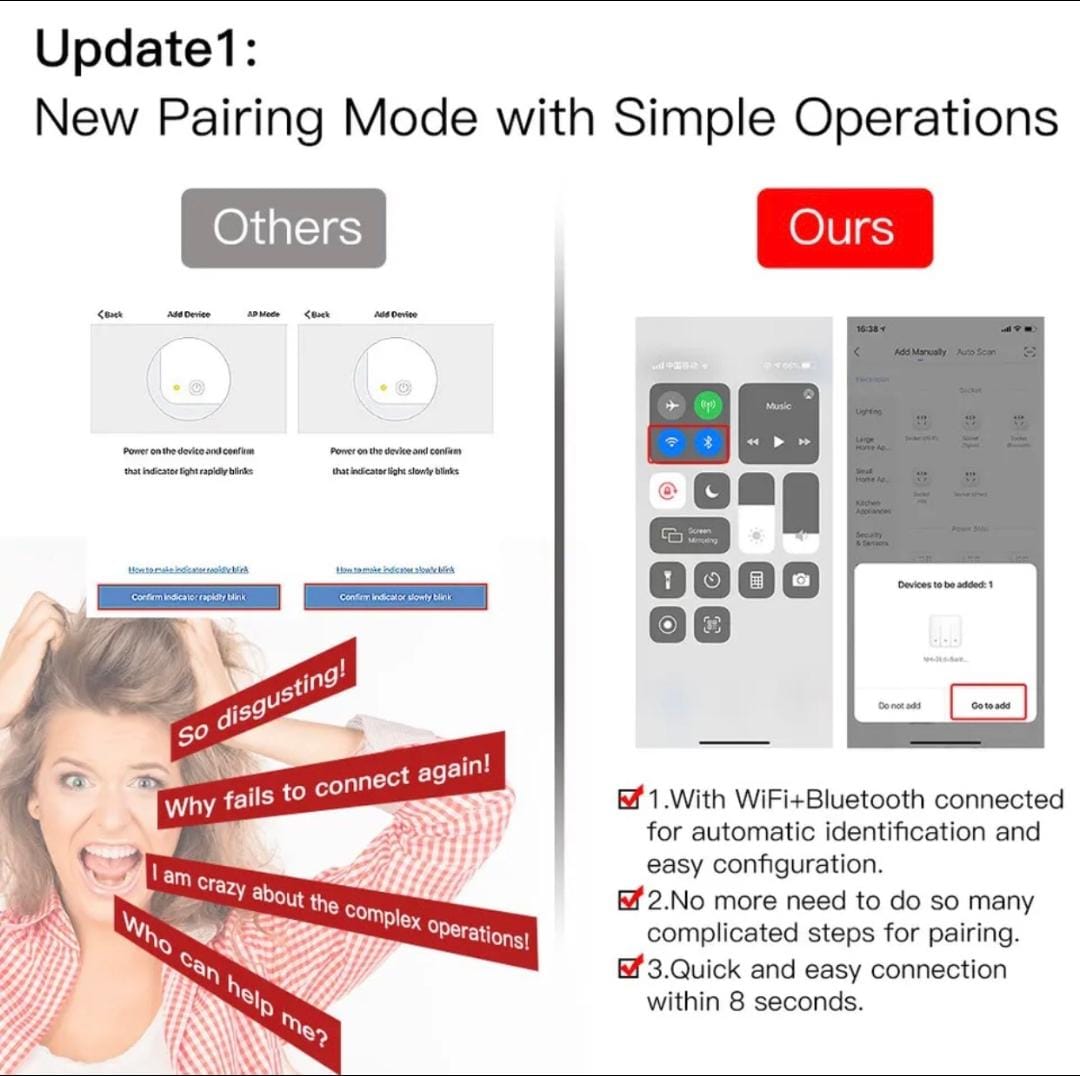MOES WiFi Wall Touch Smart Light Switch