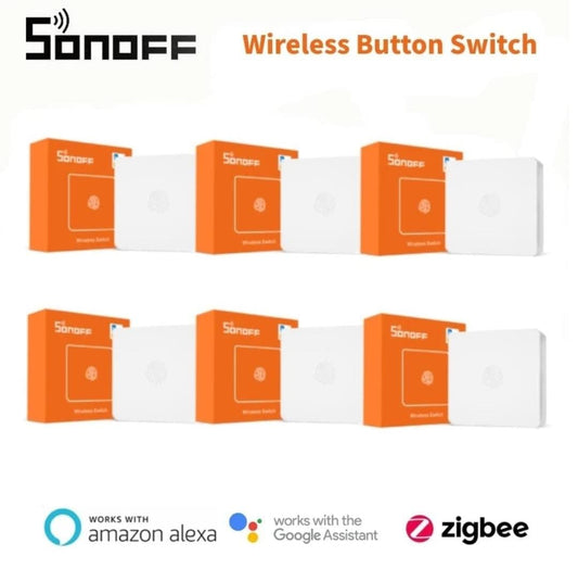 مفتاح ذكي SONOFF SNZB-01 Zigbee وحدة تحكم زر لاسلكية ZBBridge مطلوبة