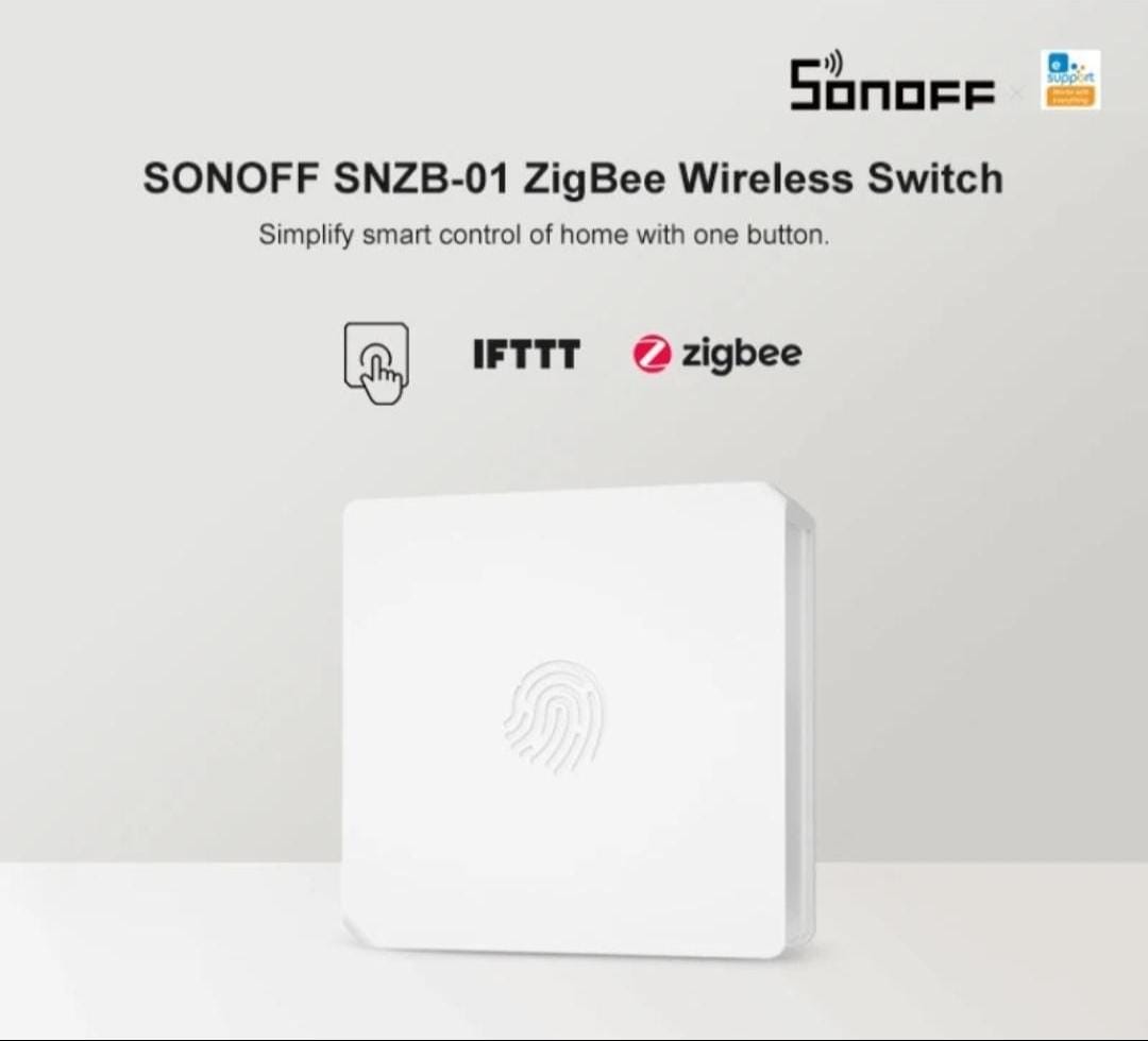 SONOFF SNZB-01 Zigbee Smart Switch Wireless Button Controller ZBBridge Required