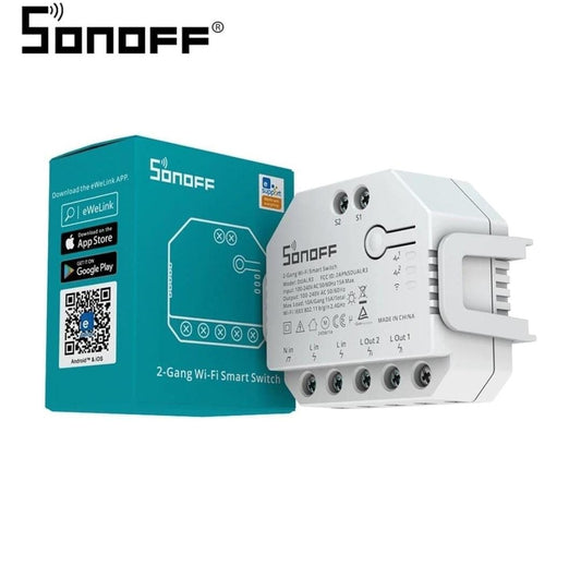 مفتاح SONOFF Dual R3 مع مرحل مزدوج