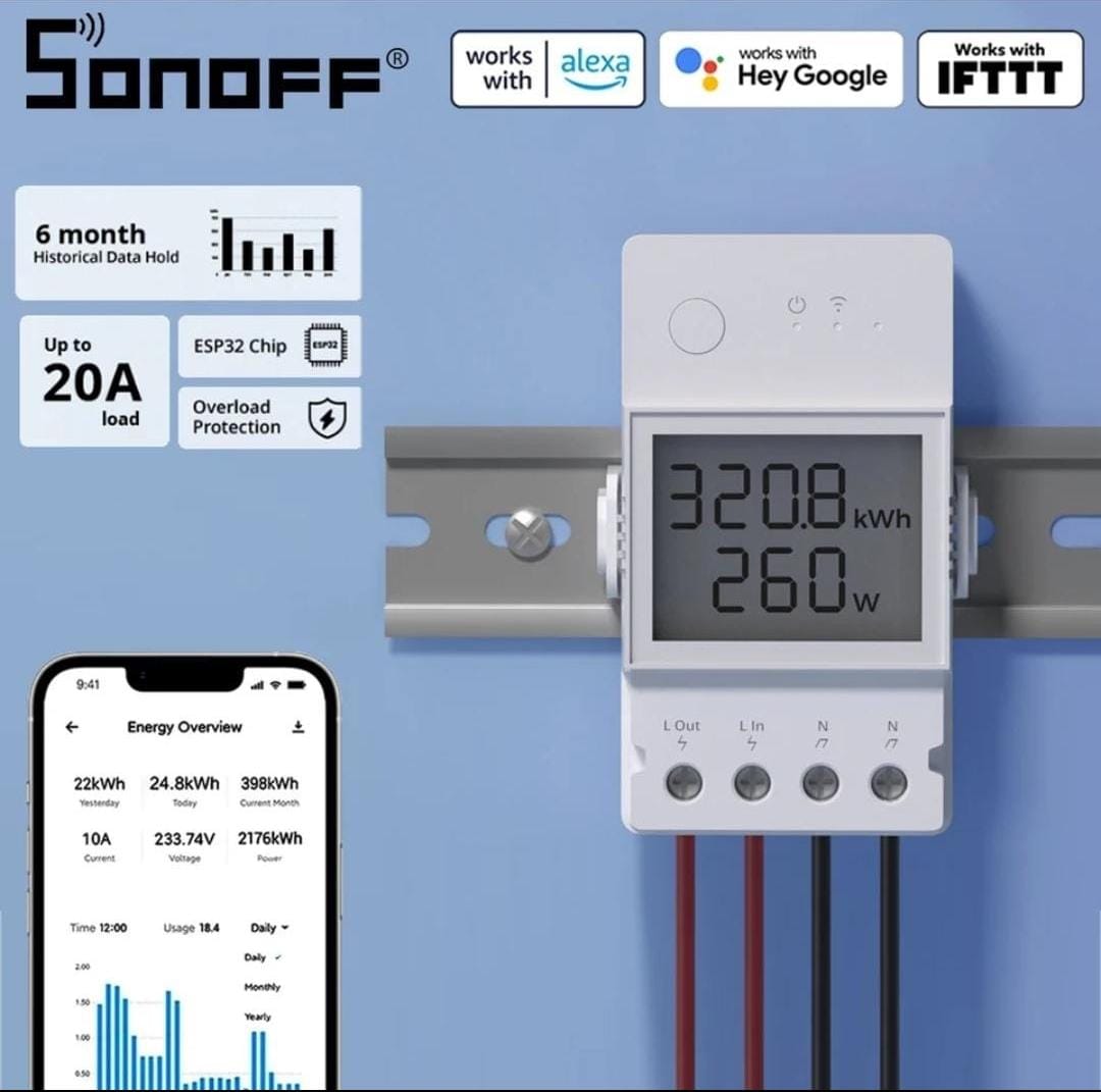 SONOFF POW Eilte 16A/20A Power Meter Smart Switch
