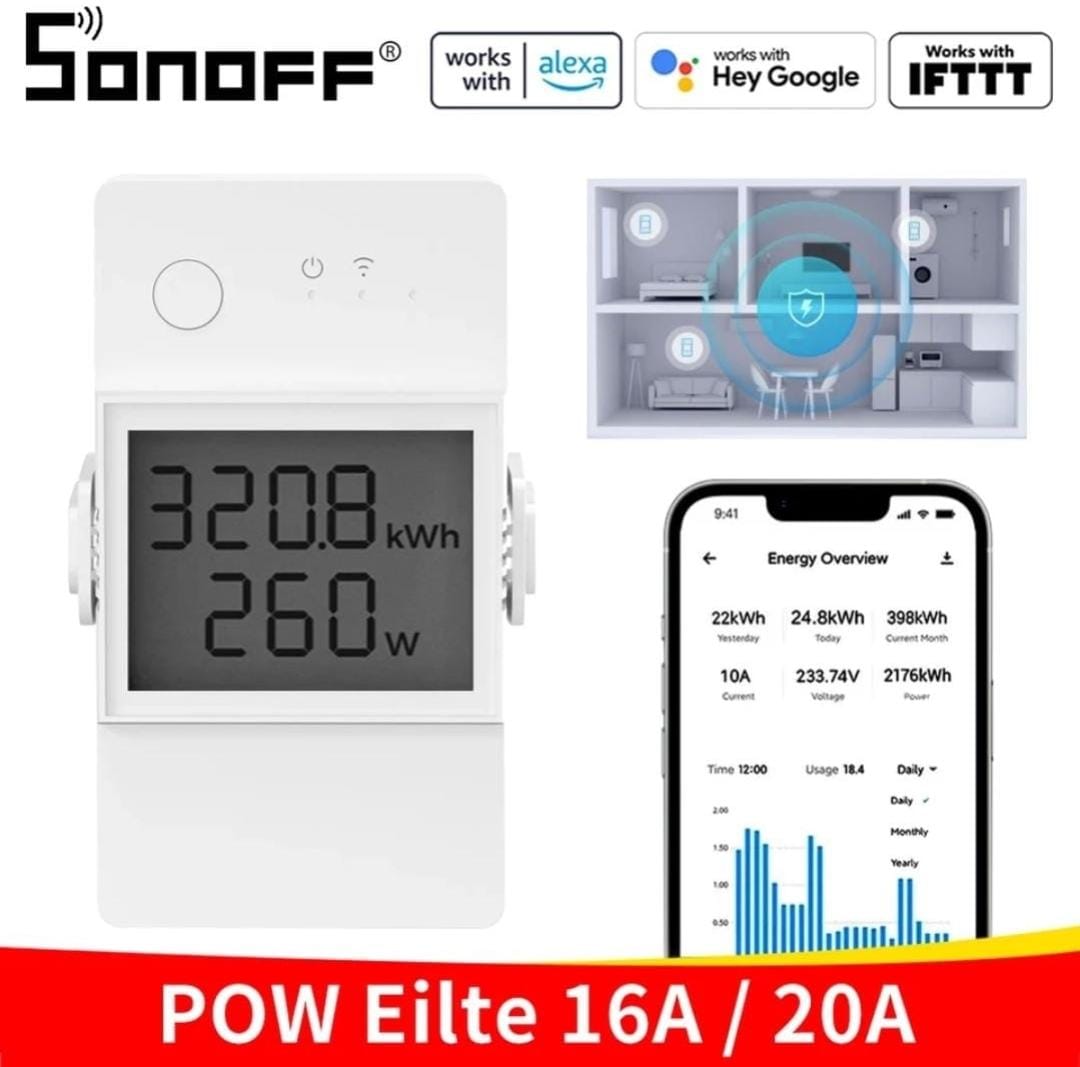 SONOFF POW Eilte 16A/20A Power Meter Smart Switch