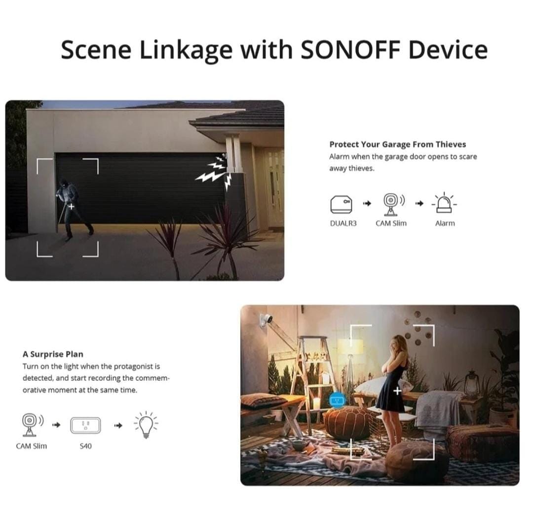 SONOFF CAM Slim Baby Monitor HD 1080P