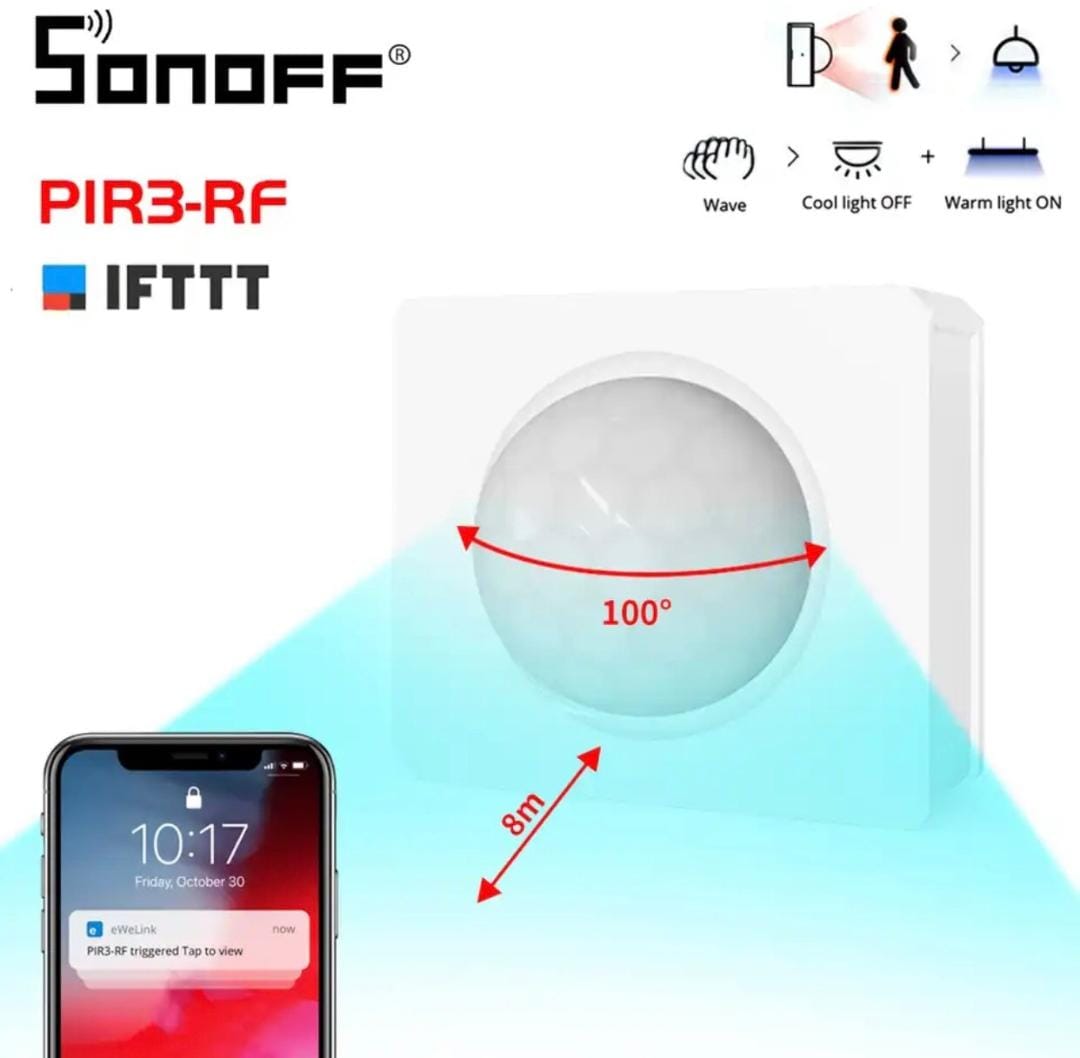 SONOFF PIR3 Smart Home Human Infrared Sensor