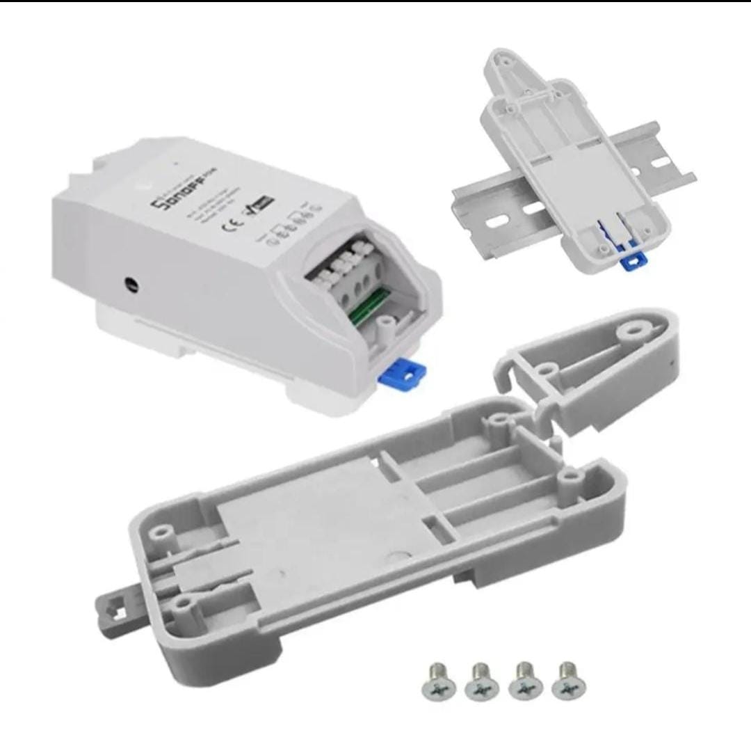 حامل علبة السكك الحديدية DR DIN من SONOFF لمفتاح ذكي Basic/RF/Pow/TH 10/16/Dual Wifi