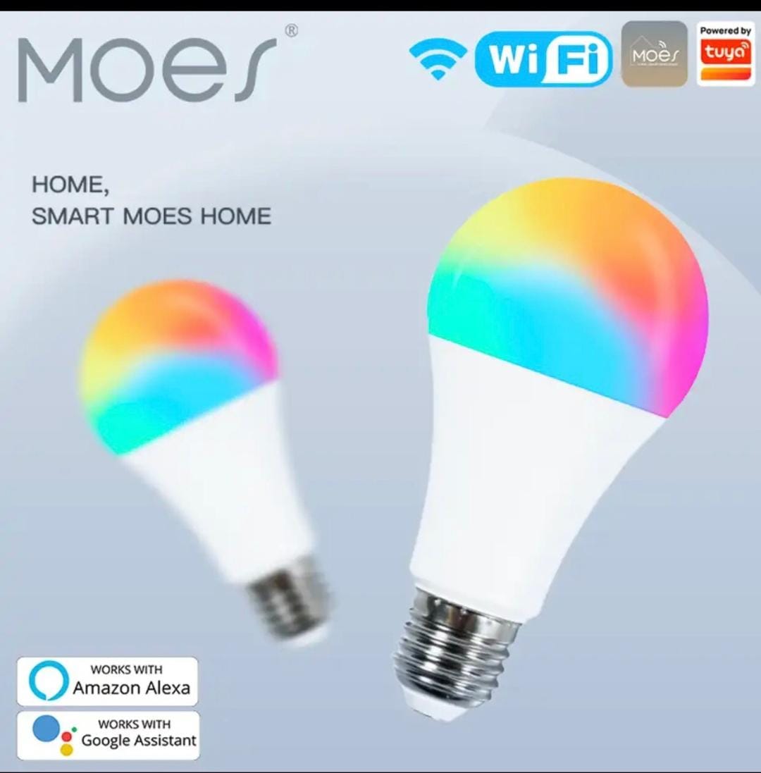 MOES WiFi Smart LED Light Bulb Dimmable Lamp 9W