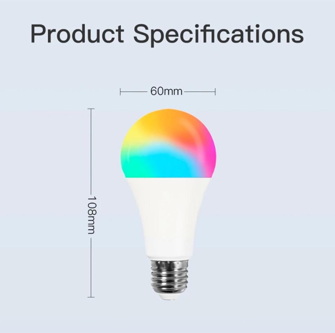 MOES WiFi Smart LED Light Bulb Dimmable Lamp 9W