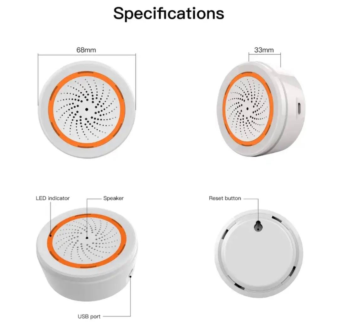 MOES Smart Siren Sensor