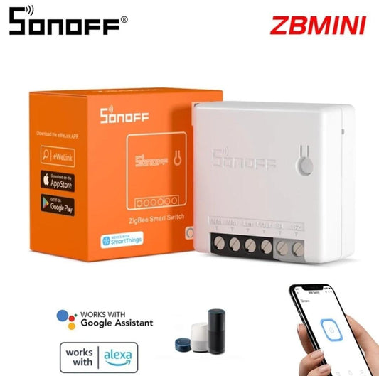 وحدة مفتاح الإضاءة الذكية ثنائية الاتجاه SONOFF ZB MINI Zigbee
