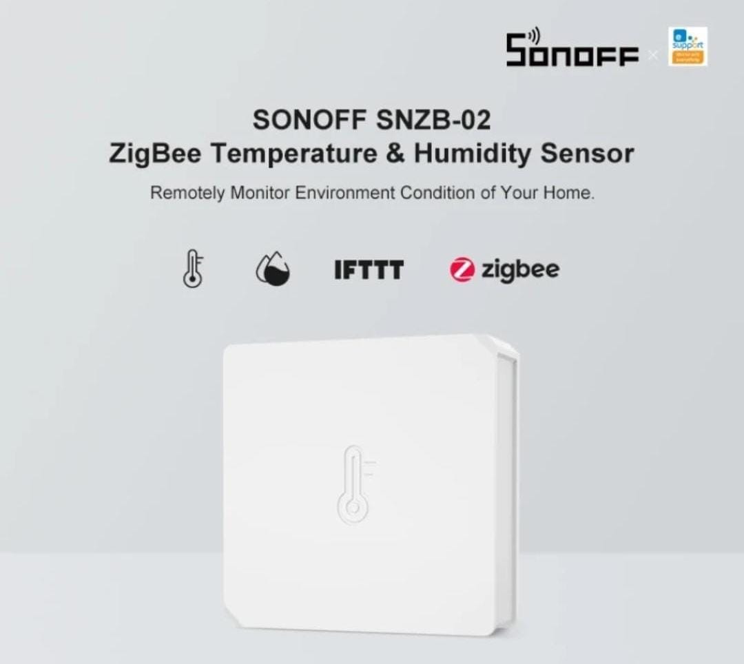 SONOFF SNZB-02 Zigbee Temperature & Humidity Sensor