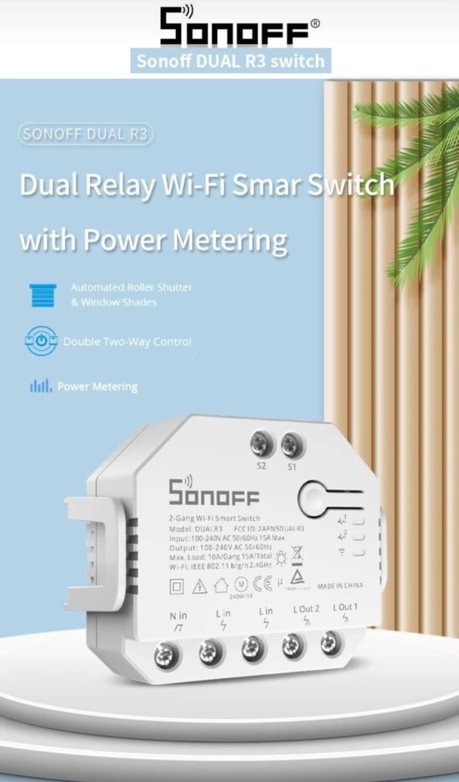 SONOFF Dual R3 Switch Dual Relay